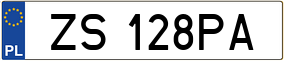 Truck License Plate